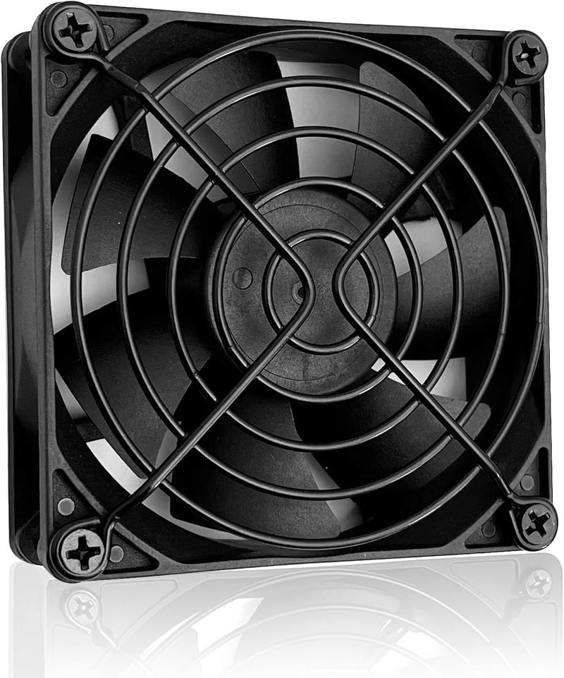 DVUIYYL 2 PCS 80mm Fan Grill pc 80mm Fan Bracket Grill (Black) - Image 2